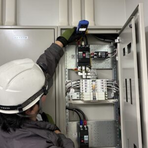 Jアラート受信機更新及び受信専用アンテナ設置作業室内作業